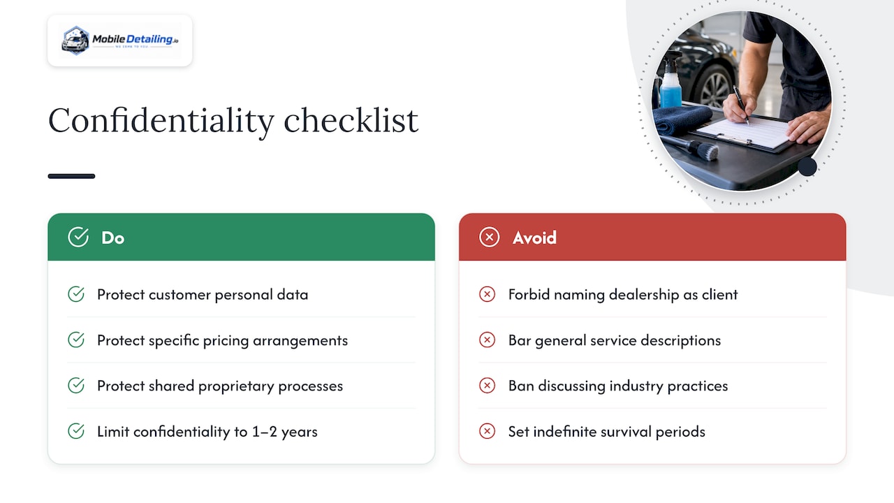 Confidentiality and non-disclosure clauses — overview diagram