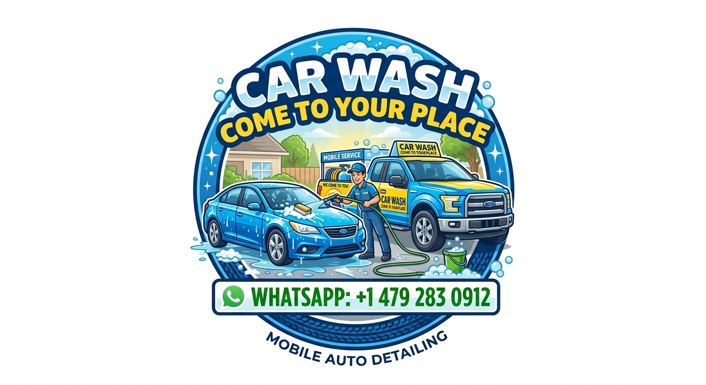 Fintech auto mobile detailing logo